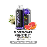 Vozol Disposable Vista 20000 Puffs Elderflower Grapefruit - فوزول فيستا ديسبوزابل بيلسان جريب فروت ساقع 20000 / 5%